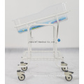 Movable Adjustable Stainless Steel Infant Baby Crib for Hospital
